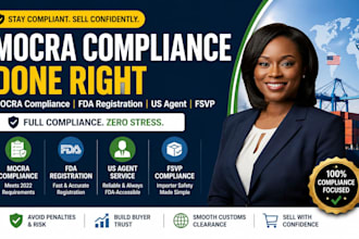 mocra compliance, fda registration for imports, US agent and fsvp