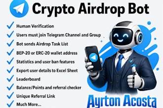 develop a professional telegram bot