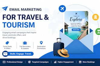 design engaging email campaigns promote marketing travel agencies tour operators