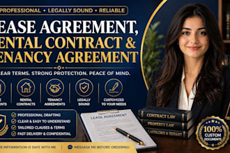 draft lease agreement, rental contract and tenancy agreement