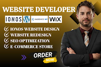 design and build a wordpress website using ionos and kadence blocks
