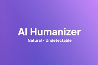 humanize ai written content to sound natural and human