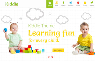 design fix squarespace kindergarten website daycare website preschool website