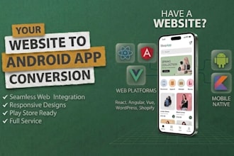convert website to android app with webview