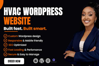 high converting hvac wordpress construction website hvac landing page