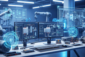 design plc automation, industrial pcb and robotics control systems