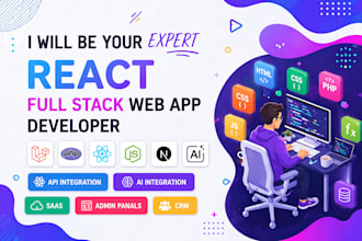 be your expert full stack next js react js developer for website development