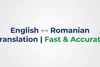translate english to romanian and romanian to english professionally
