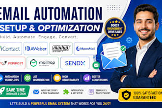 setup icontact aweber mailup moonmail pepipost mailtrap sendx email automation