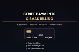 integrate stripe payments and saas billing into your app