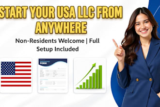 register your USA llc for non residents with full setup
