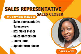 sales closer commission based sales closer b2b sales representative salesperson