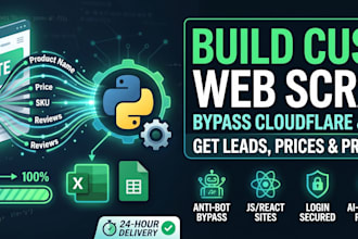 build a custom python web scraper