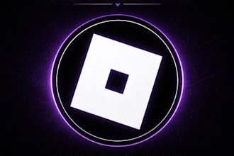 design minimalistic gaming logo for your roblox avatar