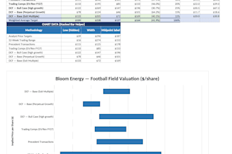 build a dynamic financial model with dcf valuation and scenarios
