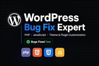 fix wordpress bugs, errors and custom code