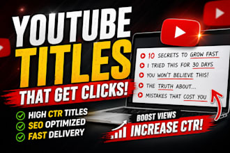 high converting youtube titles that boost clicks and views