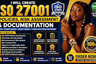 create iso 27001 policies risk assessment and isms documentation