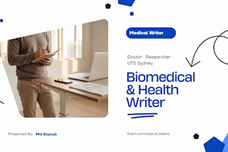 write accurate biomedical and health science articles