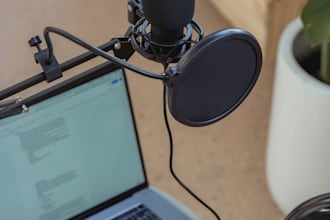 record a professional voice over for ads and narration