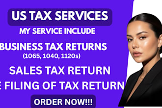 prepare US tax prep efile 1040 1065 1120