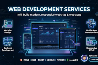 build a modern and responsive website
