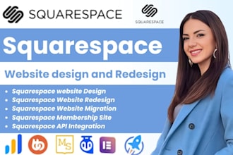 redesign squarespace website, migrate squarespace website, squarespace designer