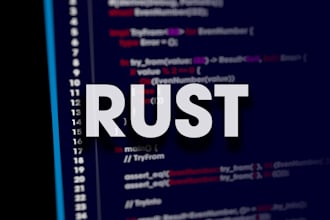 develop high performance rust API and backend systems