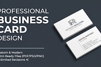 create professional buisness card