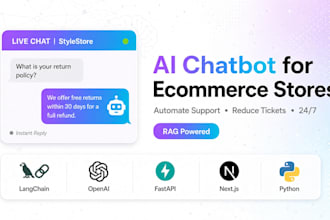 build an ai customer support chatbot for your shopify or ecommerce store