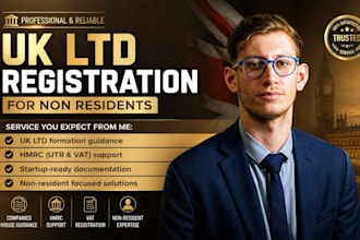 do UK ltd registration for non residents with companies house hmrc uk startup