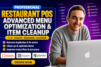 optimize toast square and clover pos menu items
