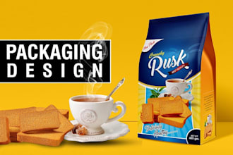 create quality product packaging rendering for brand product presentation