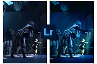 do  editing in adobe lightroom and  photo retouching