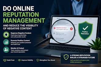 provide professional online reputation management ORM services