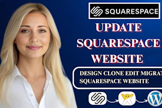 update squarespace website design squarespace clone edit update squarespace