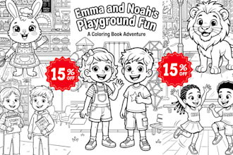 do KDP kids coloring book, KDP coloring book cover design KDP kids activity book