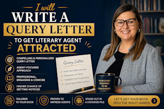 write your query letter, book proposal and submit to literary agents
