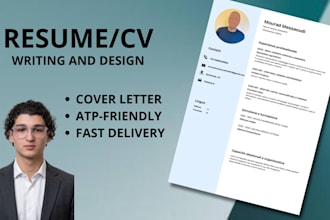 write and design a professional resume