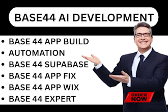 build and fix ai apps and websites using replit, base 44 and supabase