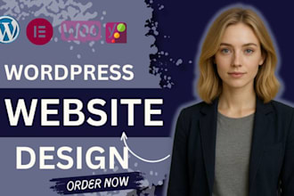 design or redesign wordpress website bussiness website elementor website