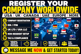 register your company in USA, UK, uae, estonia, georgia, germany, cyprus, malta