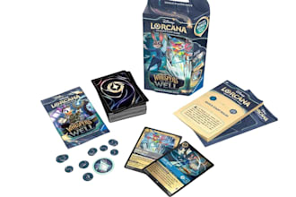design card game, trading card game tcg, card illustration and box mockup