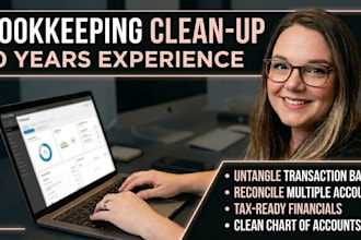 clean up and catch up your bookkeeping in quickbooks online