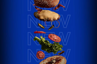 designing professional food advertisements for social media