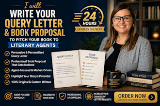 write your query letter to pitch your book to literary agents within 24 hours
