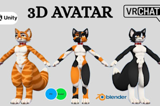 create costum furry anime avatar for you