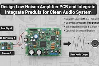 design bluetooth amplifier pcb and integrate preamp modules for clean audio syst