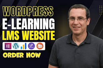 develop wordpress elearning lms website course website using tutorlms  learndash
