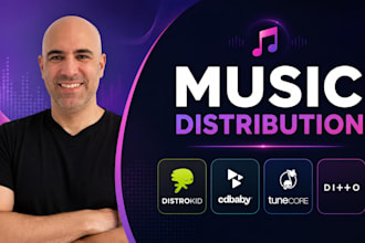 fix distrokid, cd baby, tunecore distribution errors and upload your music